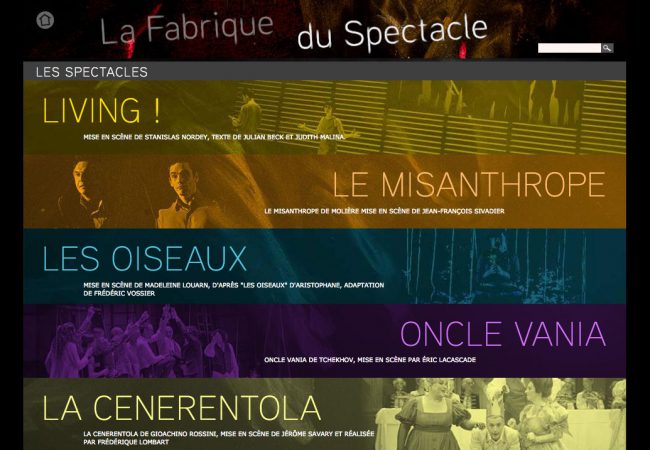 La fabrique du spectacle